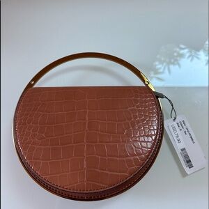 Charles & Keith tan circle bag